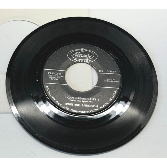 Ernestine Anderson I Can Dream Cant I / Heard You Cried 45 Vinyl 50s Jazz - Picture 4 of 6